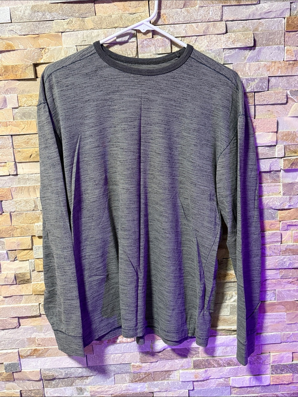 RedHead Men's Gray Heather Long Sleeve Crewneck Shirt